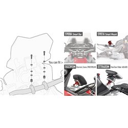 GIVI 01SKIT montážní sada pro držák navigace Honda CTX 700 N DCT 2014 - 2016
