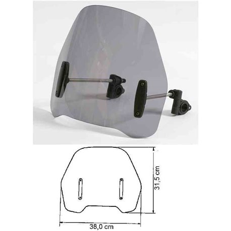 Moto plexi MRA Yamaha FZ 600 - Roadshield kouřové